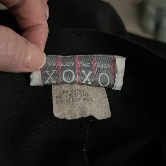 Vintage Y2K XOXO Black High Rise Wide Leg  pants 3 S - Picture 3 of 3